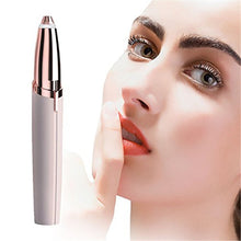 Load image into Gallery viewer, Women Electric Eyebrow Trimmer Mini Painless Eye Brow Epilator Lipstick Brows Hair Remover Razor Facial Hair Remover