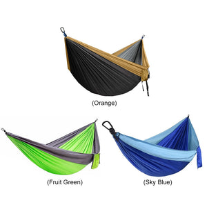 Hiking Camping Lightweight Hammocks Outdoor Backyard Leisure Hanging Swing Bed Furniture Leisure Sleeping Hanging Bed