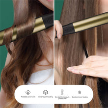 Load image into Gallery viewer, Hair Straightener Curling Temperature Adjustment Ceramic Tourmaline Ionic Flat Iron LED Display Curls For Men Styling Tools