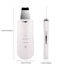Load image into Gallery viewer, Ultrasonic Skin Scrubber Facial Cleaning Peeling Shovel Lifting Machine + Electric Vacuum Suction Cleaner Face Cleaning Blackhead Removal