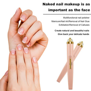 USB Professional Electric Pen-Shape Nail Grinder Machine LED Nail Art Drill Set File Nail Pedicure Drill Nails Apparatus