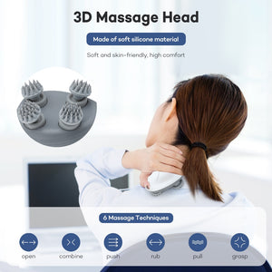 Electric Scalp Head Massager Relax Antistress Body Massage