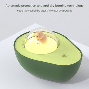 Air Humidifier with Night Light Aroma Essential Oil Diffuser for Car Mist Maker USB Diffusers Air Fresher Mini Air Humidifier
