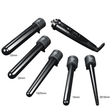 Load image into Gallery viewer, 5 in 1 Electric Curler Multi Ceramic Electric Curling Iron Corrugated Plate Hair Curler with 5 Curling Head Hair Styling Tool