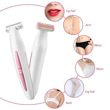 Load image into Gallery viewer, Waterproof Electric Women Epilator Hair Removal Face Bikini Legs Depilatory Trimmer Razors Lady Shaver Cordless Haircut Machine