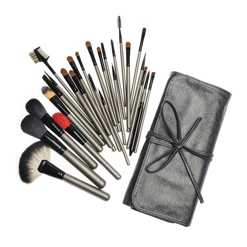 26pcs Makeup Brushes Tool with Holder Case Studio High Quality Natural Make Up Brushes Professional