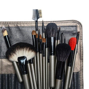 26pcs Makeup Brushes Tool with Holder Case Studio High Quality Natural Make Up Brushes Professional