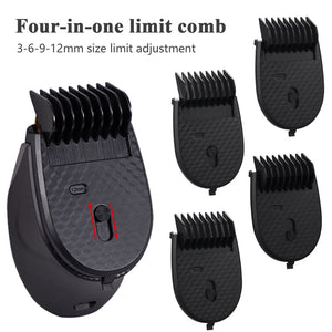 2 In 1 Electric Hair Clippers Beard Trimmer LED Display Hair Cutter Replacement Blades Rechargeable Shaver Machine