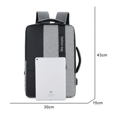 Load image into Gallery viewer, Mens Backpack Business Multifunctional Rrban Bag For Laptop USB Charging Waterproof Oxford Cloth Wear-resistant Rucksack Man