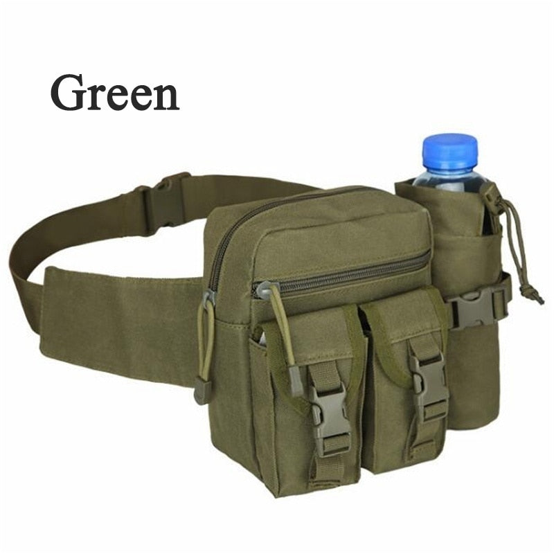 Men's Tactical Casual Fanny Waterproof Pouch Waist Bag Packs Outdoor Military Bag Hunting Bags Tactical Wallet Waist Packs