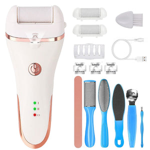 Charged Electric Foot File for Heels Grinding Pedicure Tools Professional Foot Care Tool Dead Hard Skin Callus Remover With Kits