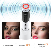 Load image into Gallery viewer, 7 in 1 EMS Facial Lifting Device Radio Frequency LED Photon Skin Rejuvenation Anti Aging Pores Cleaner Face Massager