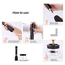 Load image into Gallery viewer, Automatic Electric Makeup Brush Cleaner Fast Washing and Drying Make up Brushes Deep Cleaning Makeup Brush Washing Tools