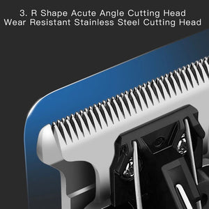 Hair Cutting Machine Ceramic Blade Low Noise Adult Kid Haircut Professional Hair Clipper Men's Barber Beard Trimmer Rechargeable