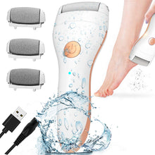 Load image into Gallery viewer, Electric Foot Callus Remover Portable Electronic Foot File Pedicure Tools Pedicure with 3 Rollers USB Rechargeable Foot Care