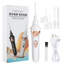 Load image into Gallery viewer, Kid Electric Ear Cordless Safe Vibration Painless Vacuum Ear Wax Pick Cleaner Remover Spiral Ear Cleaning Device Dig Wax Earpick