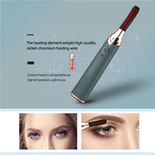 Load image into Gallery viewer, Electric Eyelash Curler Portable Makeup Heated Curved Eyelash USB Rechargeable Eye Lashes Curling Long Lasting Tools