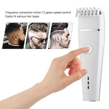 Load image into Gallery viewer, Electric Hair Clippers Low Noise Hair Cutting Shaver Coldless Adjustment Blade Haircut For Men Hair Beard Trimmer Machine
