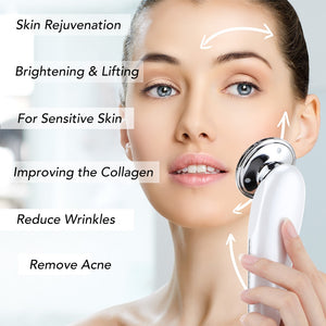 7 in 1 EMS Facial Lifting Device Radio Frequency LED Photon Skin Rejuvenation Anti Aging Pores Cleaner Face Massager