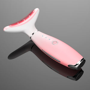 Neck Anti Wrinkle Face Lifting Beauty Device LED Photon Treatment Skin Care EMS Tighten Massager Reduce Double Chin Wrinkle Removal