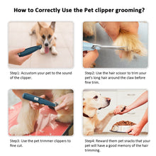 Load image into Gallery viewer, Professional Pet Dog Hair Trimmer Animal Grooming Clippers Cutter Shaver Machine Dogs Hair Cleaning Accessories