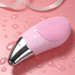 Mini Electric Facial Cleansing Brush Sonic Face Cleaner Deep Pore Cleaning Skin Massager Face Cleansing Brush Device