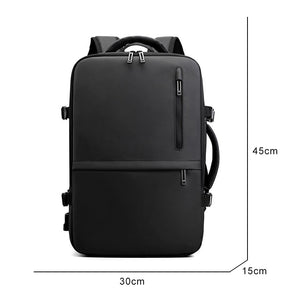 Man's Business Backpack High-Quality Nylon Notebook Backbag USB Charging Luxury Summer Large-capacity Personality Urban Mens Bag