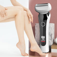 Load image into Gallery viewer, Painless Epilator Electric Razor Body Hair Remover Shaver For Lady Women Bikini Trimmer Waterproof USB Rechargeable LCD Display