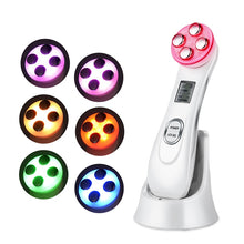Load image into Gallery viewer, 2PCS/Set Eletric RF Facial Massager Machine Wrinkles Removal + Ultrasonic Infrared Facial Body Slimming Massager Weight Loss