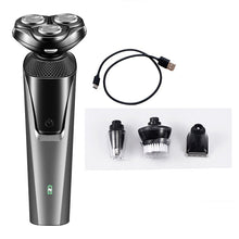 Load image into Gallery viewer, 4 In 1 Electric Hair Shaver For Men Ear Nose Beard Trimmer Haircut Razor Machine Waterproof Rechargeable 3D Head Blade Shaving