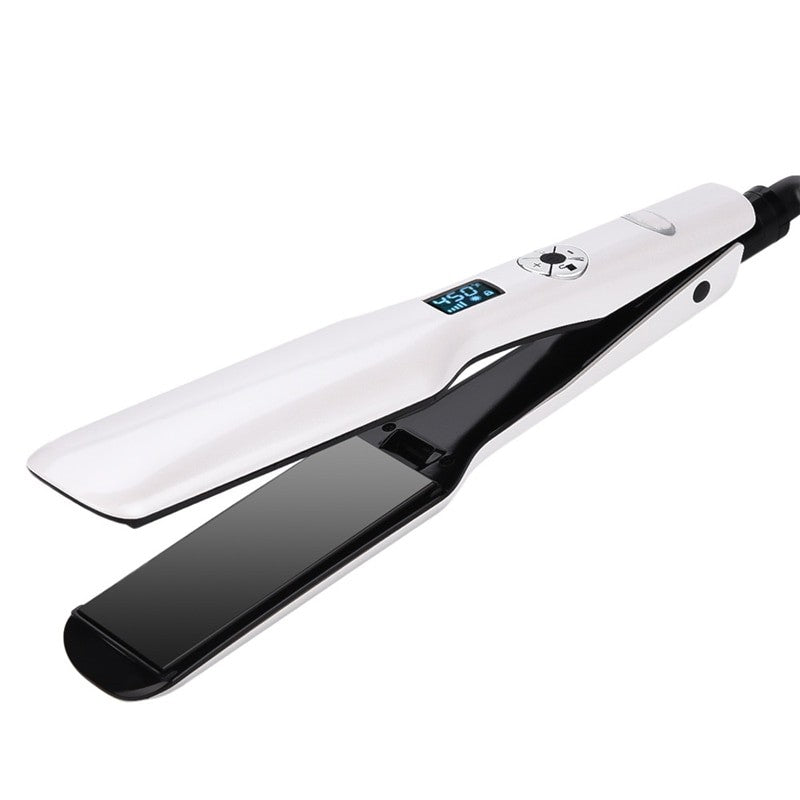 450F Professional Hair Straightener LCD Digital Ceramic 12 Files Temperature Hair Styling Tool Fast Heating Wide Plate Flat Iron