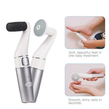 Load image into Gallery viewer, USB Charging Electric Callus Remover Rechargeable Smooth Machine Dead Hard Skin Callus Remover Pedicure Foot Care Tool