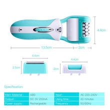 Load image into Gallery viewer, 3in1 Multifunctional Foot File Pedicure Dead Skin Callus Removal Peeling Feet Lady Shaver Haircut Razor Hair Removal Epilator