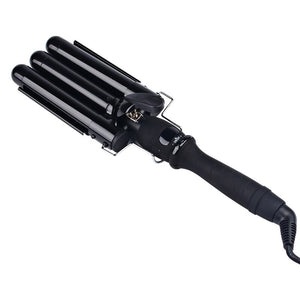 Portable 25mm Waver Deep Curly Hair Machine Curling Iron Heating Temperature Adjust Styling tools with Heat Resistant