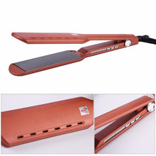 Load image into Gallery viewer, Professional Hair Flat Iron Temperature Adjustable Hair Straightener Titanium Alloy Heating Plate Hair Styling Tool
