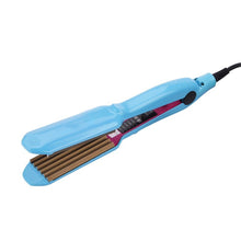 Load image into Gallery viewer, Electronic Hair Wave Iron Titanium Waver Hair Crimper Corn Plate Hair Straightener Straightening Corrugated Iron Styling Tools