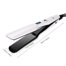 Load image into Gallery viewer, 450F Professional Hair Straightener LCD Digital Ceramic 12 Files Temperature Hair Styling Tool Fast Heating Wide Plate Flat Iron