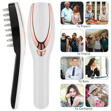 Load image into Gallery viewer, 3-IN-1 USB Rechargeable Hair Growth Infrared Electric Massage Anti Hair Loss Phototherapy Scalp Massager Comb LED Light