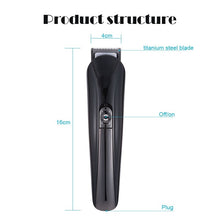 Load image into Gallery viewer, Barber Hair Trimmer Electric Clipper Razor Shaver Beard Trimmer Men Shaving Machine Cutting Nose Trimmer