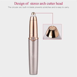 USB Rechargeable 3D Arch Blade Lady Shaver Circular Arc Cutter LED Light Design Painless Epilator Mini Hair Removal Trimmer