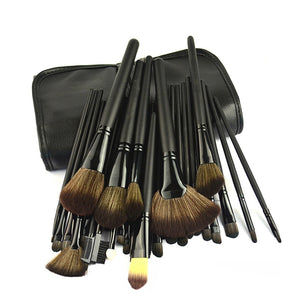 32pcs/set Black Professional Makeup Brushes Set Multifunction Makeup Brush Kit Eyeshadow Blush Powder Foundation Beauty
