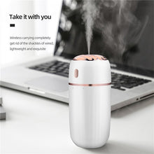 Load image into Gallery viewer, 30Ml Wireless Humidifier Essential Aroma Oil Diffuser Ultrasonic Air Humidifier USB Mini Mist Maker LED Light
