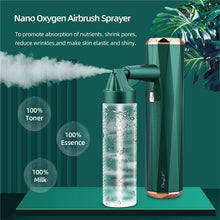 Load image into Gallery viewer, Mini Facial Nano vaporizer Air Compressor Face moisturizer Moisturizing Sprayer Spray Gun Oxygen Skin Care Face Steamer