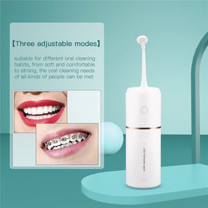 Portable Water Dental Flosser Dental Teeth Irrigator 3 Modes Key Electric Oral Irrigator Water Jet USB Rechargeable