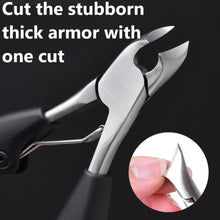 Load image into Gallery viewer, Black Toe Nail Clippers Nail Correction Thick Nails Ingrown Toenails Nippers Cutters Dead Skin Dirt Remover Pedicure Care Tool