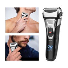 Load image into Gallery viewer, Cordless Electric Beard Trimmer Powerful Hair Shaver For Men Waterproof Hair Removel Fast Charging Razor With LED Display Tools
