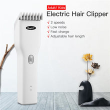 Load image into Gallery viewer, Professional Hair Trimmer Cordless USB Rechargeable Electric Hair Clipper Cutter Machine Adjustable Comb Hair Cutter For Men