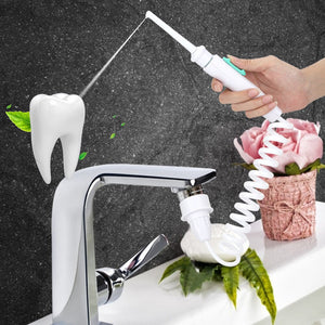 New Water Dental Flosser Faucet Oral Irrigator Water Jet Floss Dental Irrigator Dental Pick Oral Irrigation Teeth Cleaning Tools