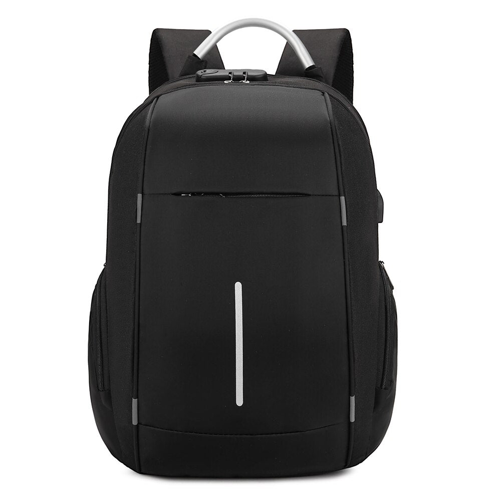 Men's Backpack Business Multifunctional USB Charging Notebook Bag For 15.6 Inch Casual Waterproof Backbag For Man