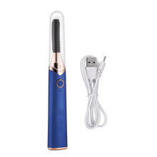 Load image into Gallery viewer, Beauty Makeup Heated Eyelash Curler Rechargeable Long Lasting Natural Curling Portable Pen Quick Heating Eye Lash Ironing Comb